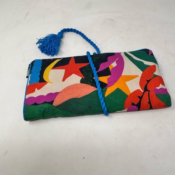 BEACH RIOT Women’s Blue Multi Jewelry Roll Beachly Exclusive With Earrings - Picture 1 of 5